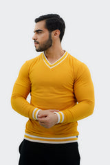 REVERSIBLE V NECK SWEATER