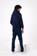 Contrast Puffer Panel Hoodie