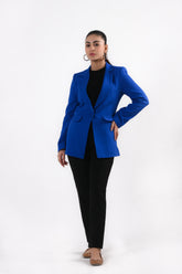 Lapel collar blazer