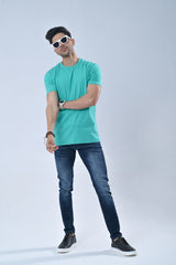 Basic Aqua T-shirt