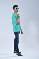 Basic Aqua T-shirt