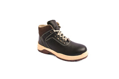 SteelCraft Brown Leather Work Boots