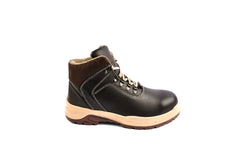 SteelCraft Brown Leather Work Boots