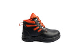 Black & Orange Defender Boots