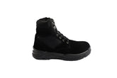 Defender Lace-Up Safety Boots in Black