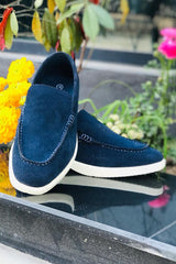 Suede Slip On Loafer