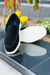Suede Slip On Loafer