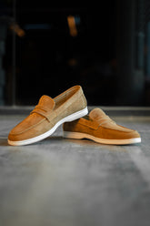 Sandstone Penny Loafers