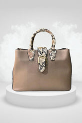 PU Leather Snake Handbag