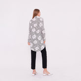 Floral Print Long Shirt