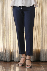 Pleated Straight Pants