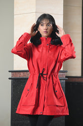 Waterproof Solid Parka Jacket