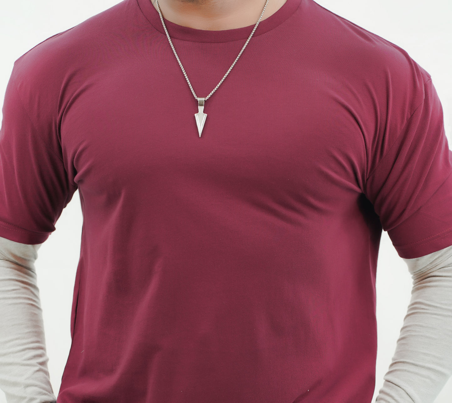 MEN'S LONG SLEAVE ROUND NECK TEE