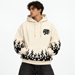 Black Flame Graphic Hoodie