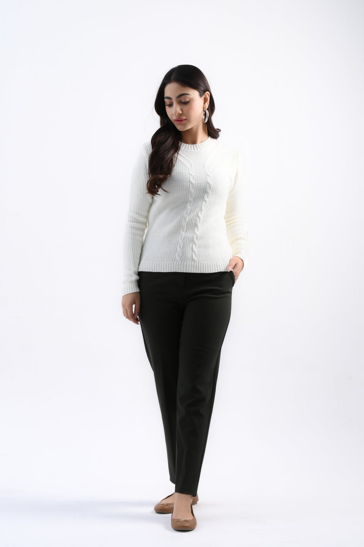 Straight Flat Front Pants