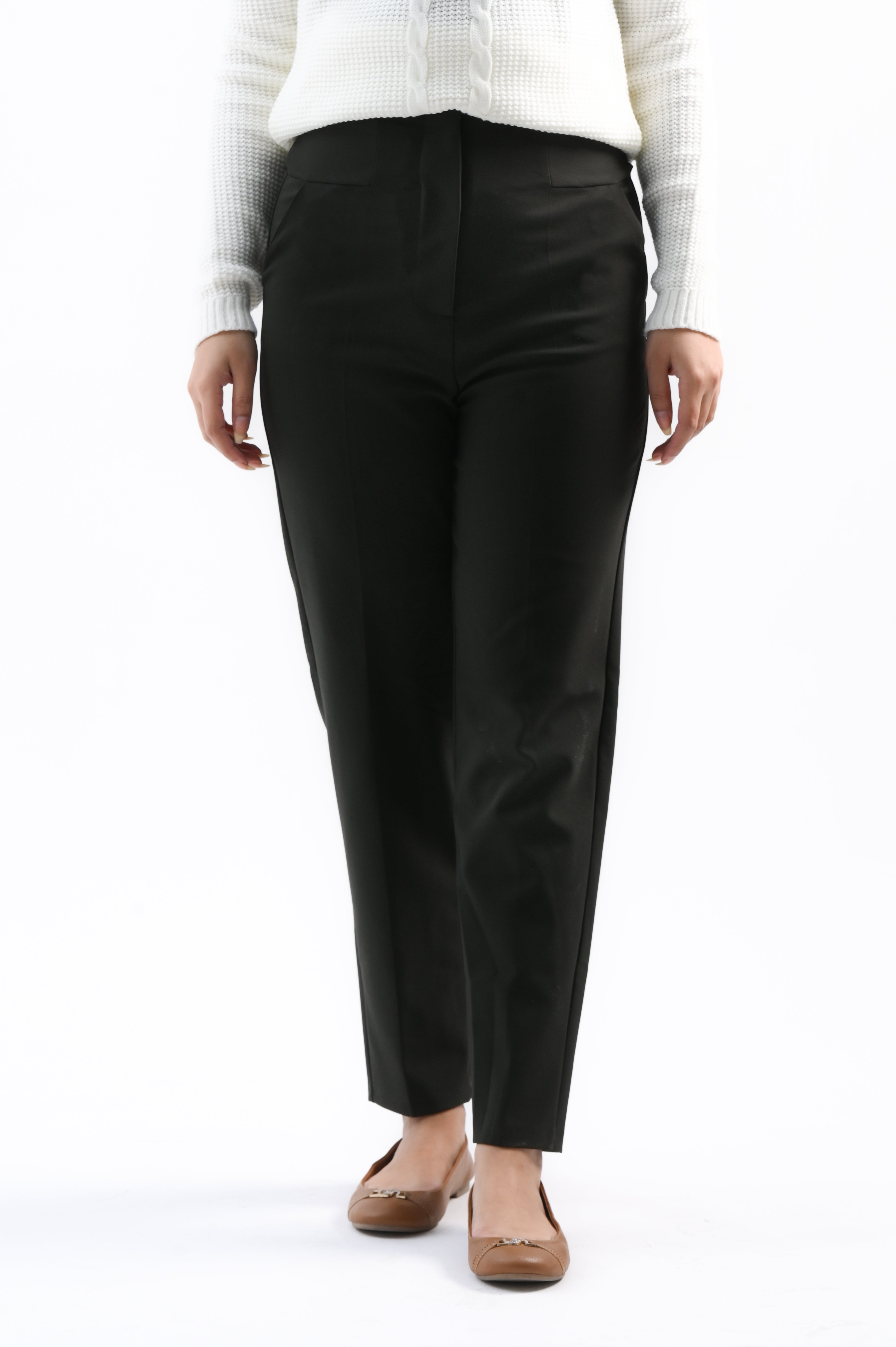 Straight Flat Front Pants