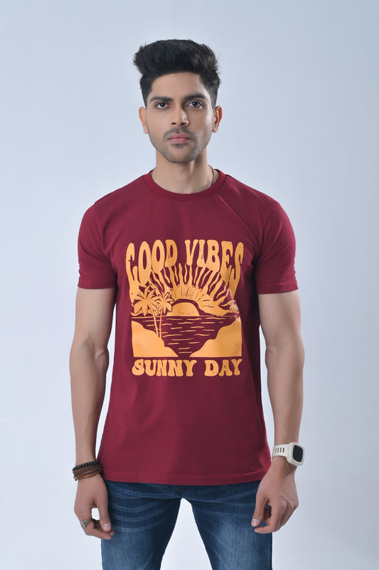 Good Vibes Printed T-shirt