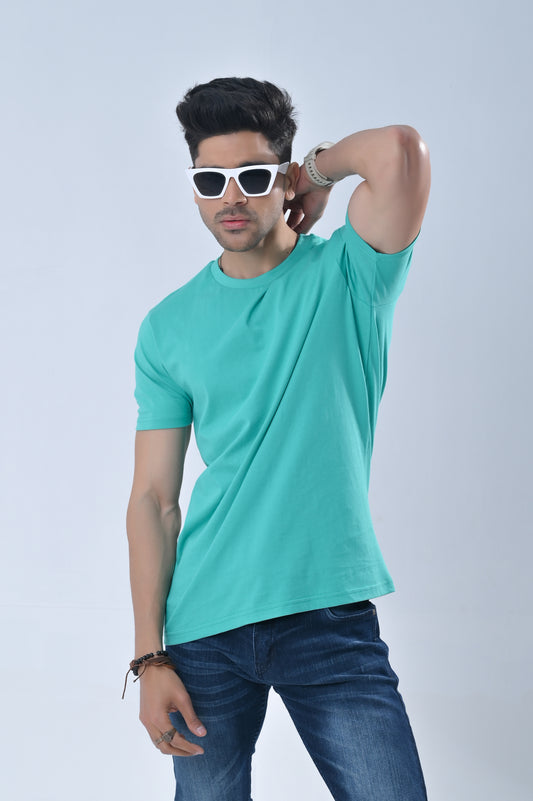 Basic Aqua T-shirt