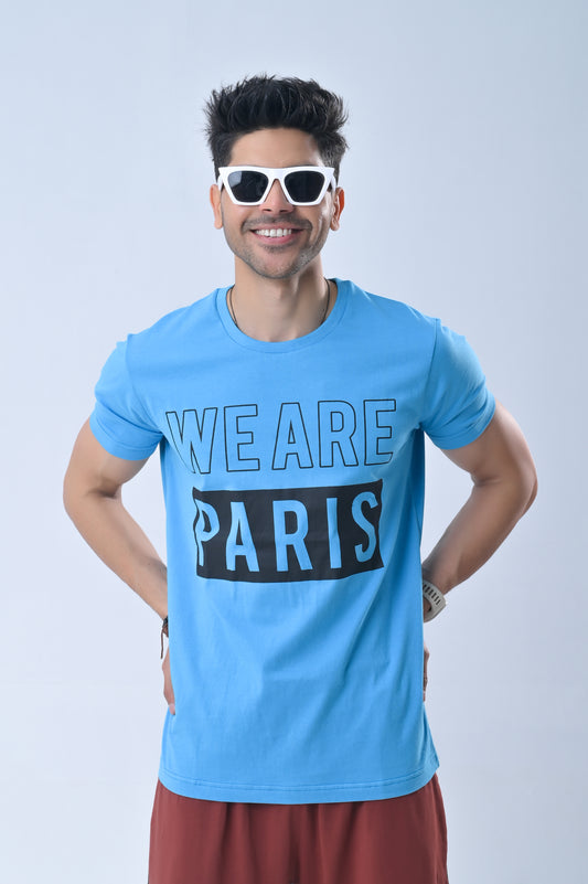 Round Neck Paris Tee