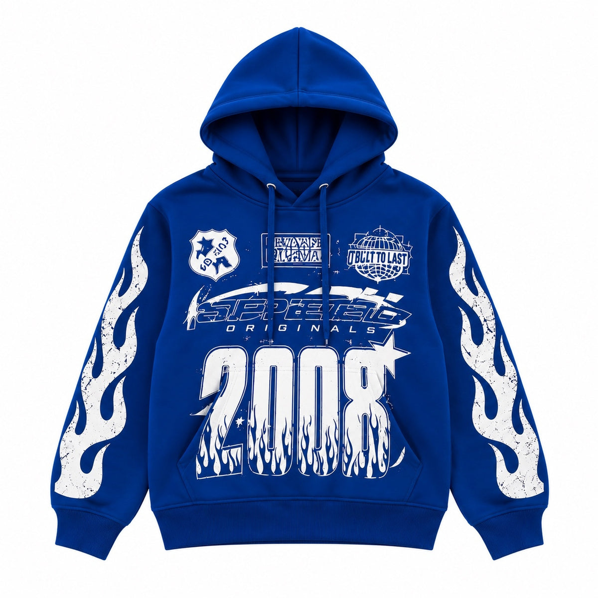 Speed Legends Graphic Pullover-Royal Blue