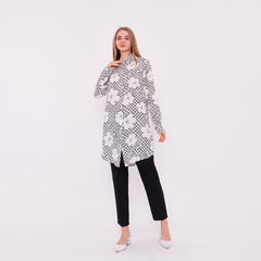 Floral Print Long Shirt